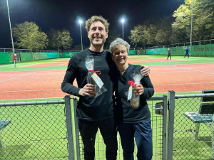 Rick en Yvette tijdens open toernooi