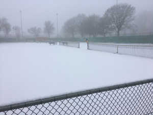 Teveel sneeuw op de banen