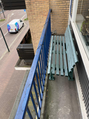 Op een balkon in Zeist
