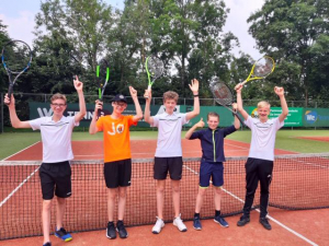 Martijn, Jari, Jelle, Rick, Giel en Olivier